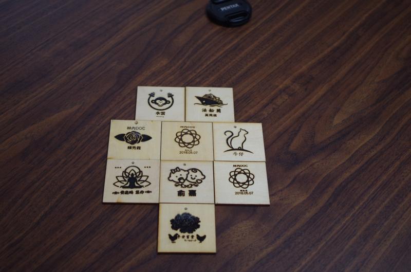 學員作品:雷射木雕真是獨一無二耶!
