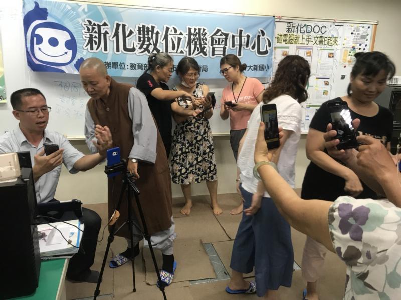 實地演練互相教學