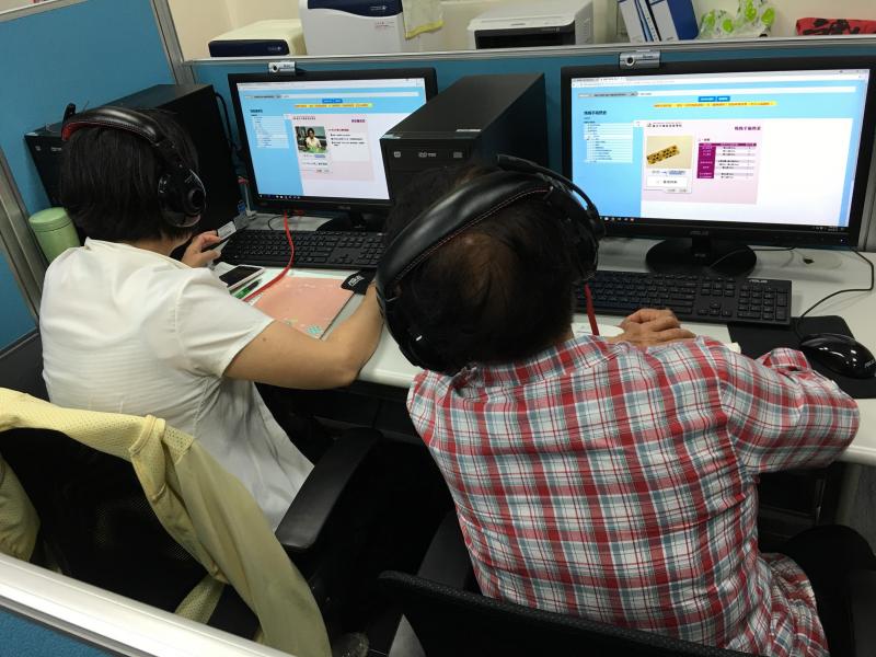 學員上課照片。