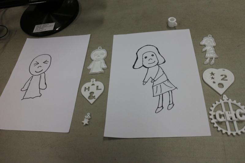 畫好的遊戲公仔用3D列印出來