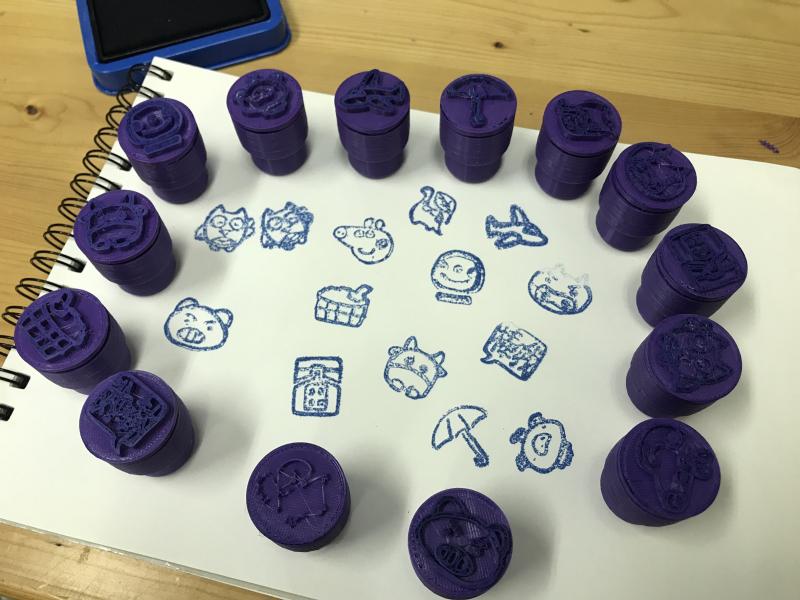 學員產出作品-3D列印印章
