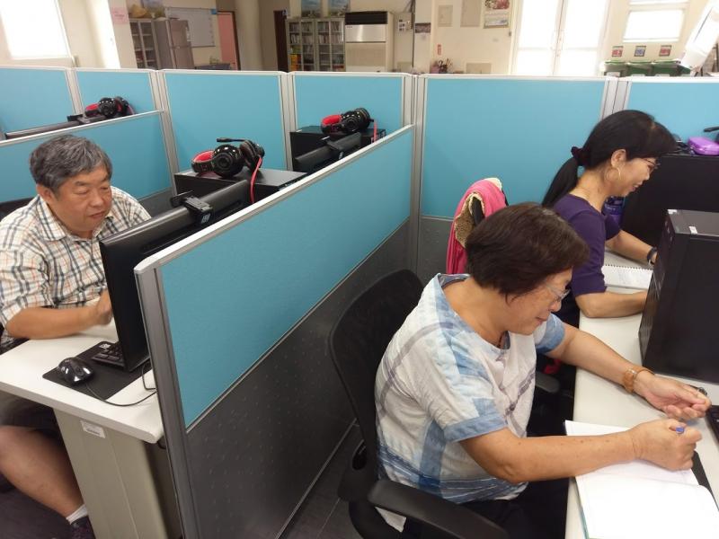 學員上課照片。