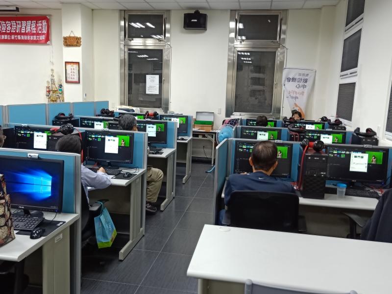 學員上課狀況。