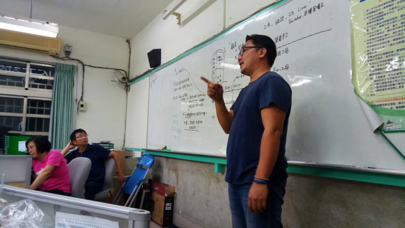 老師講解課程方向,如何有效行銷，使產品能有好價格行銷出去。