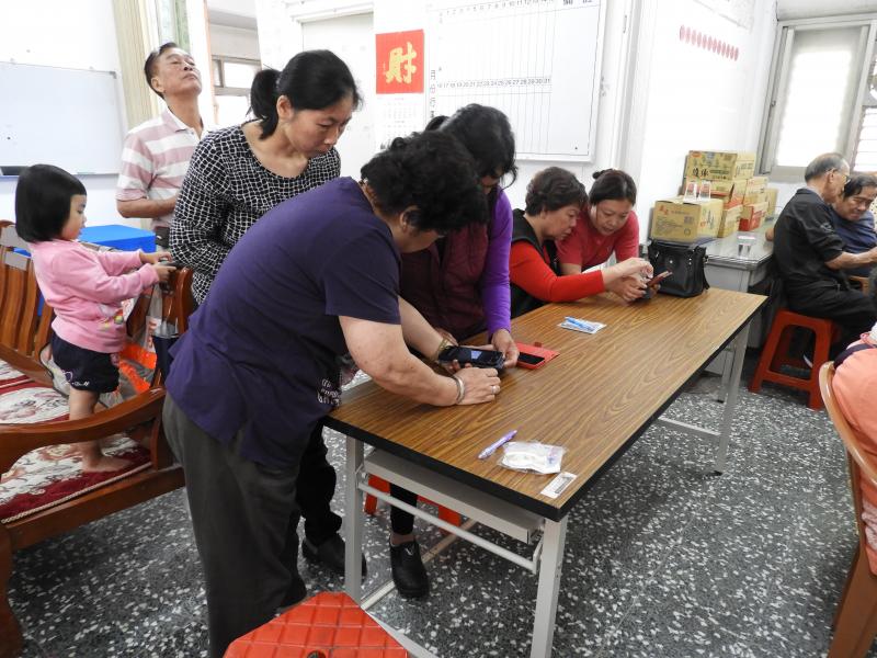 學員互相討論跟指導