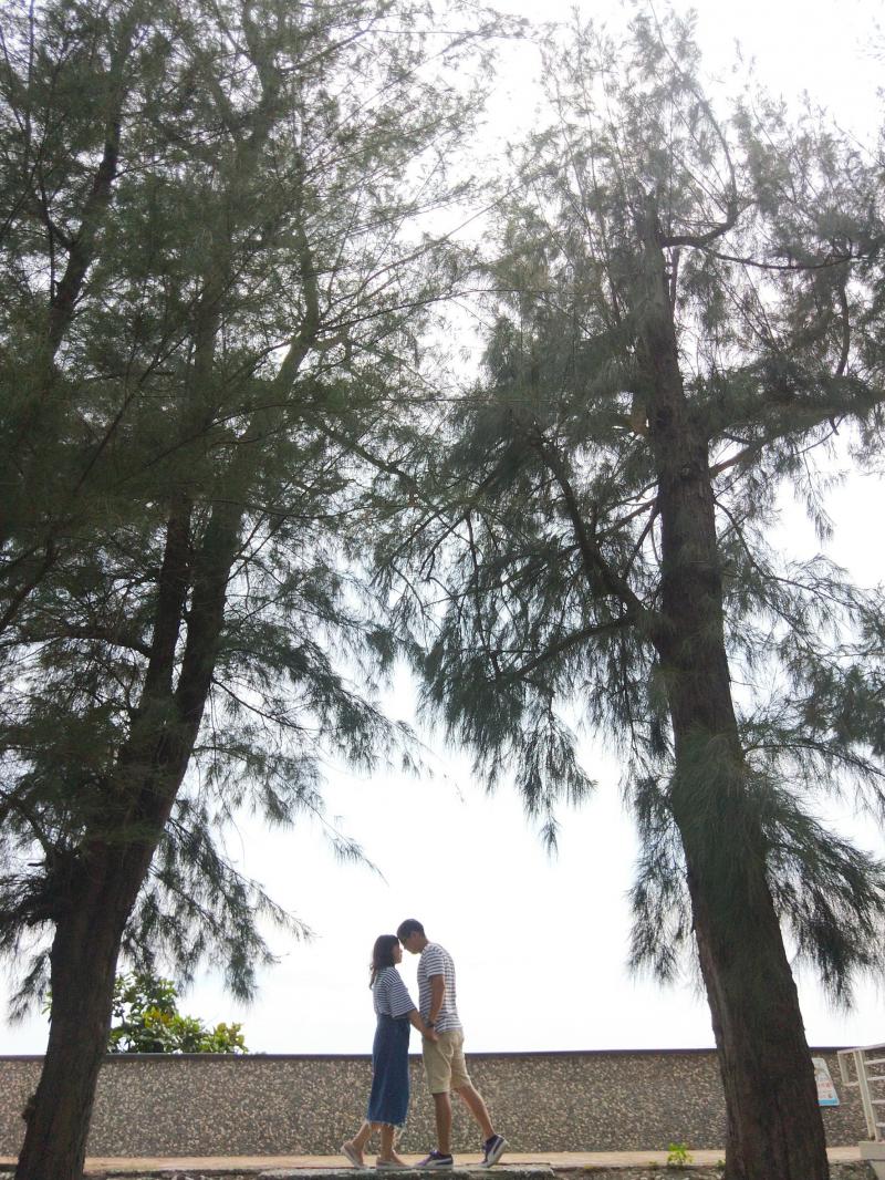 走出戶外實拍，練習人物像合照，光源不同EV值設定不同呈現效果也大不相同