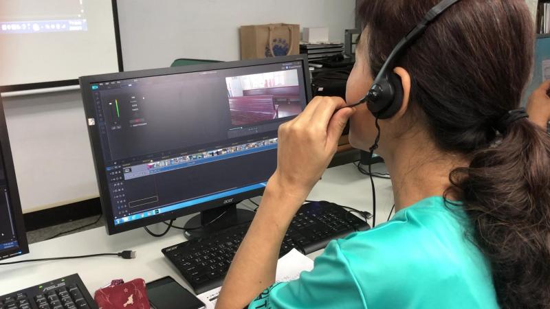 威力導演~六甲好風情,影音記錄班,上課中