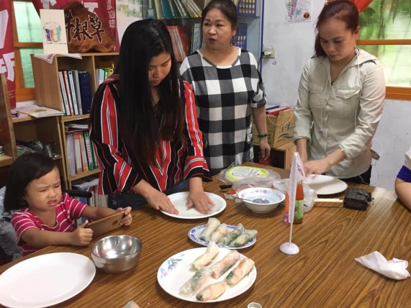 好吃的越南春捲，旁邊都有拍照做紀錄