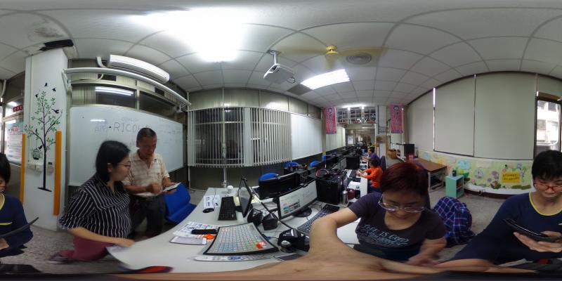 360度環景環物快樂拍程，學員利用360度攝影機拍攝的作品。