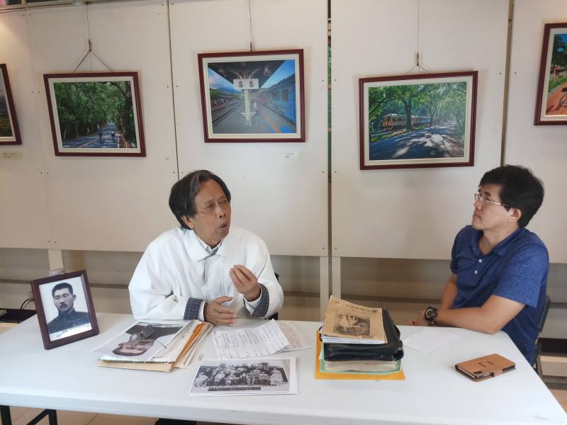 集集出樟所文化影像紀錄專班課程，訪問日據時代出張所的後代學員