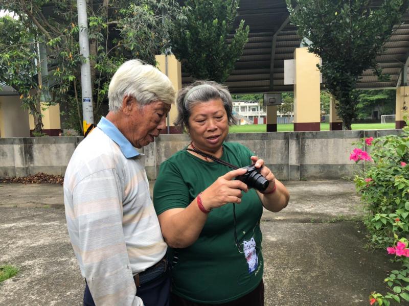 課程後，學員實地拍攝