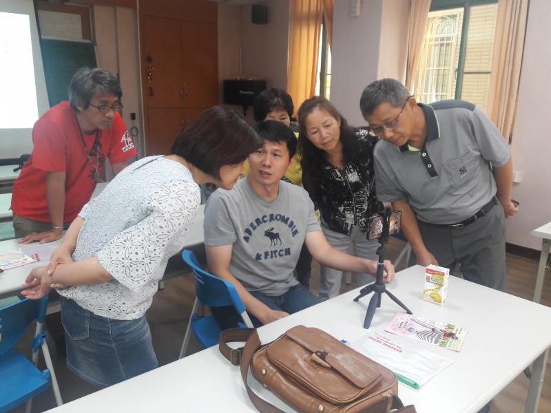 講師對於拍攝技巧指導