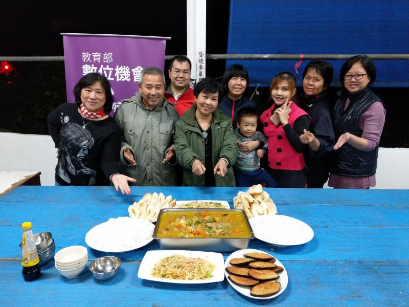 完成越南咖哩學員大合照