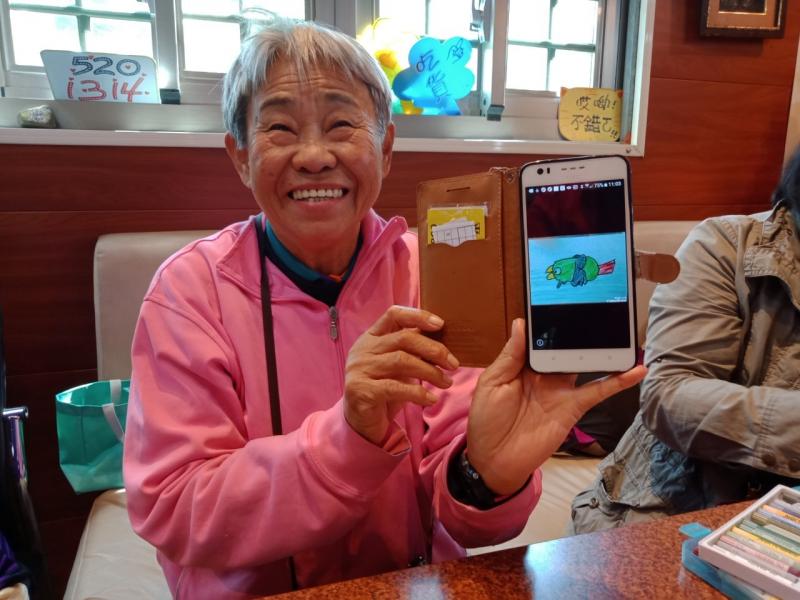 學員黃浼姚分享自己創作的動畫成果