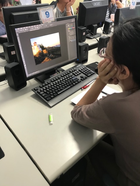 學員實際操作照片細節修正技巧。