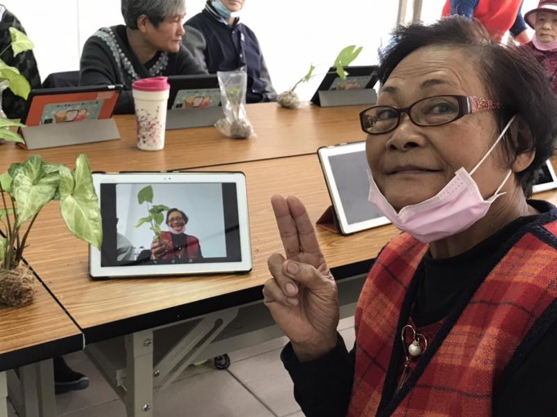 學員展示自拍成果