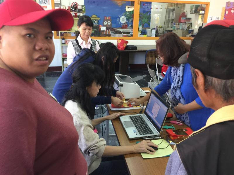 學員上課練習情形