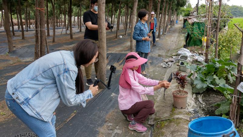 學員練習拍攝記錄