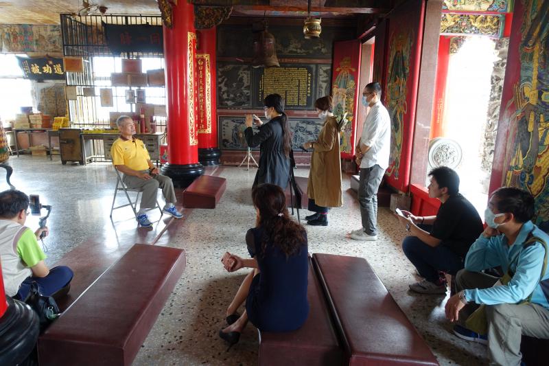 藝閣組到下社白礁宮訪問及拍照