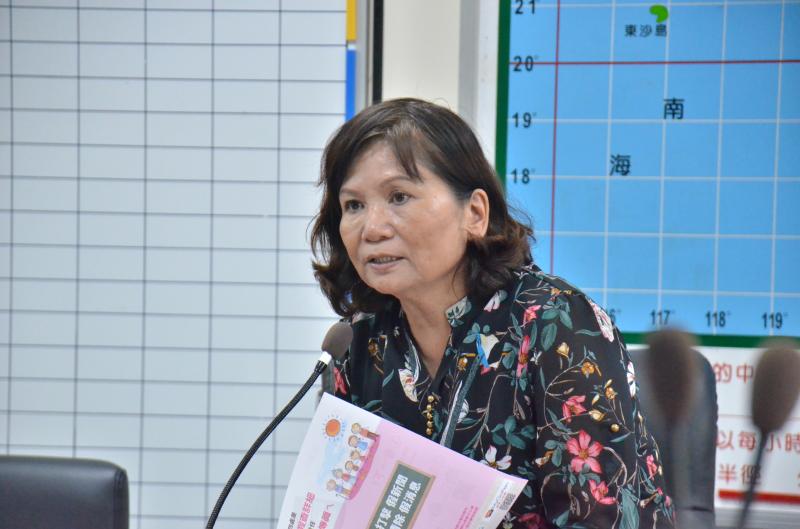 呂金穎鎮民代表跟鎮公所介紹假新聞清潔這堂課的用義