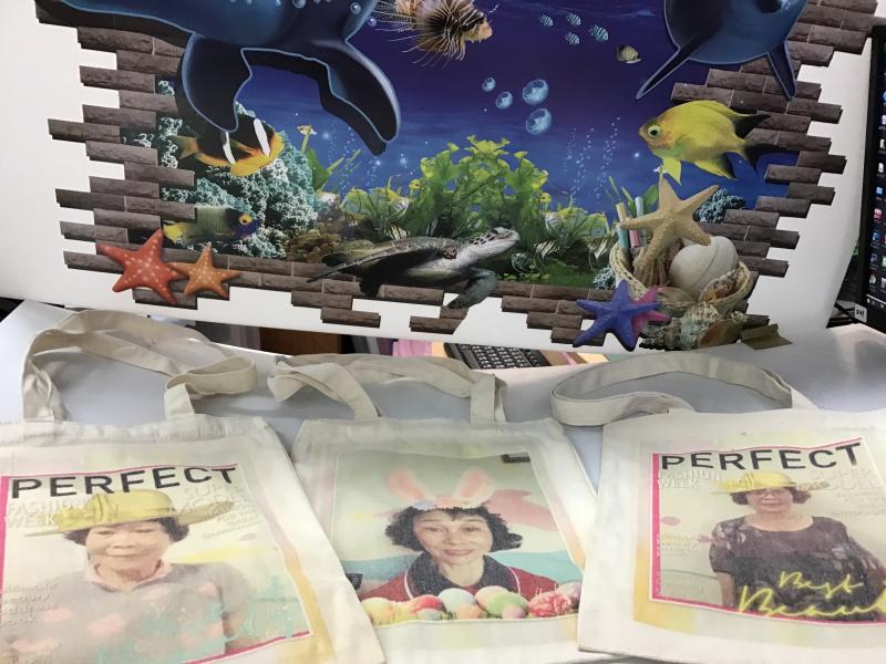 社區長者DIY圖片美編作品