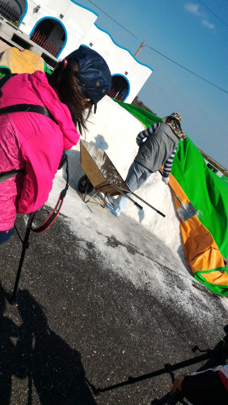 為了要拍到這個畫面，我們蹲拍好久呀!