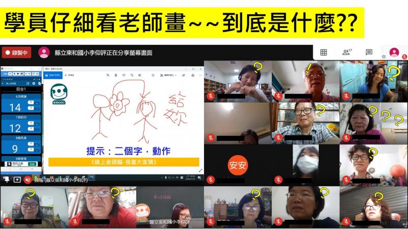 老師到底在畫什麼呢？