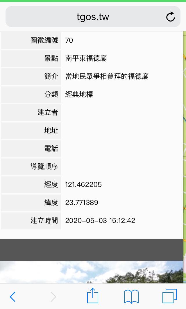 經典地標分類 例如 南平的土地公廟