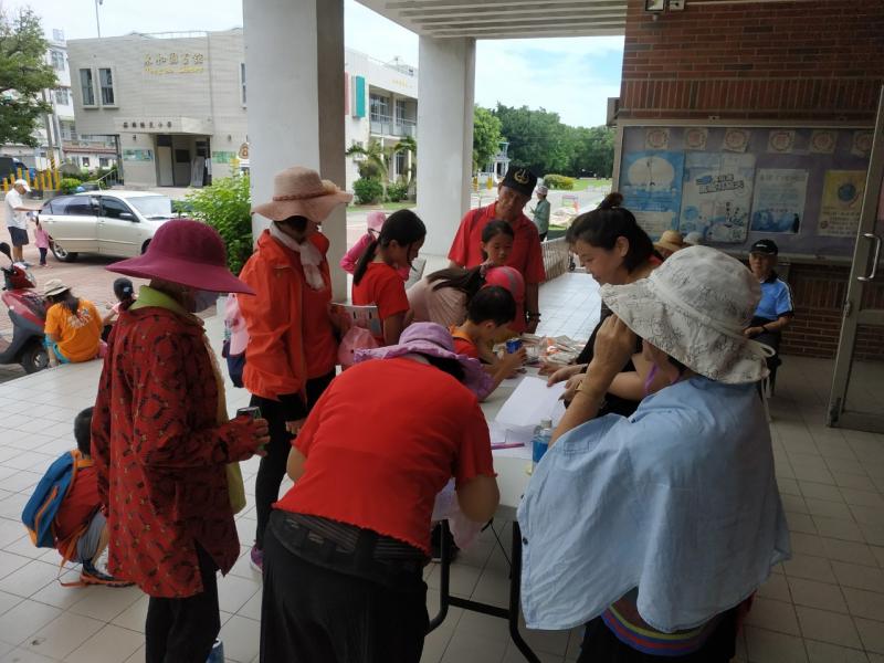 學員走完回學校請工作人員記錄