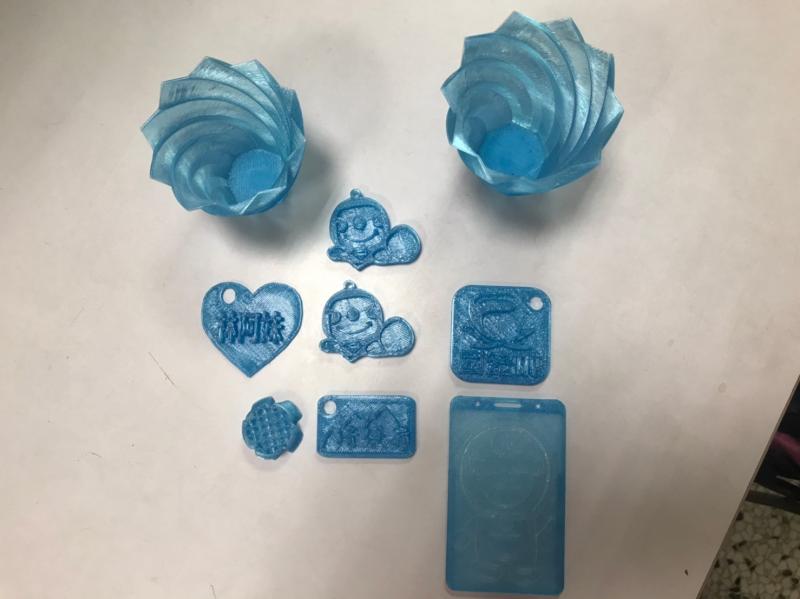 老師示範作品與學員設計作品