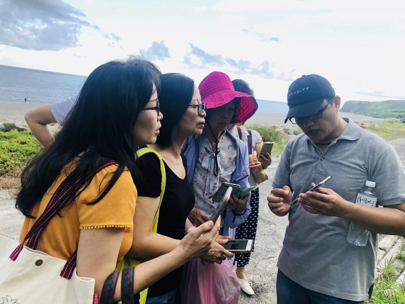 學員請教老師如何製作足跡地圖