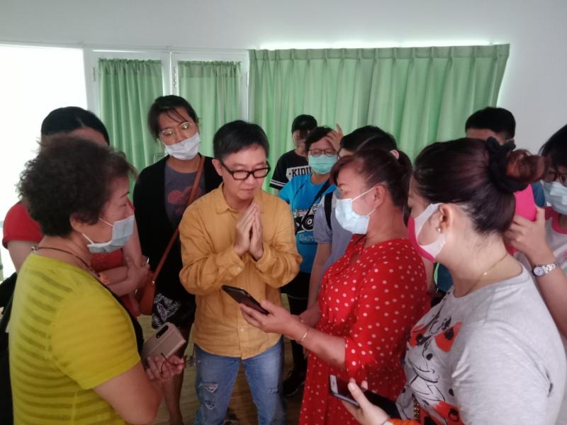 講師講解拍攝注意事項