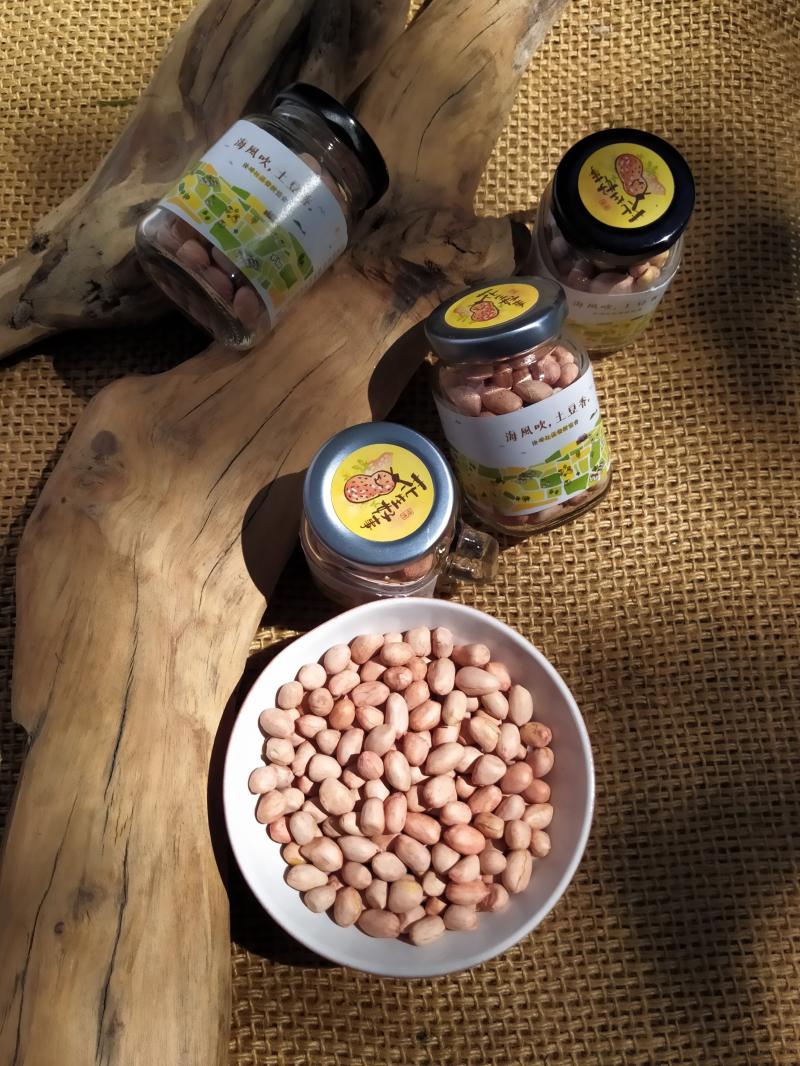 學員們在戶外運用光線及影子拍攝產品(花生)照片