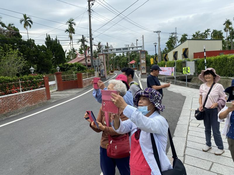建功村景點拍攝，採各種不同角度。
