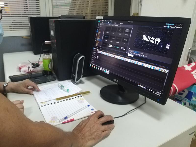 影片需要加入聲音，練習聲音長度剪接.漸強漸弱調整，老師慢慢操作示範，學員一步驟一步驟學習。