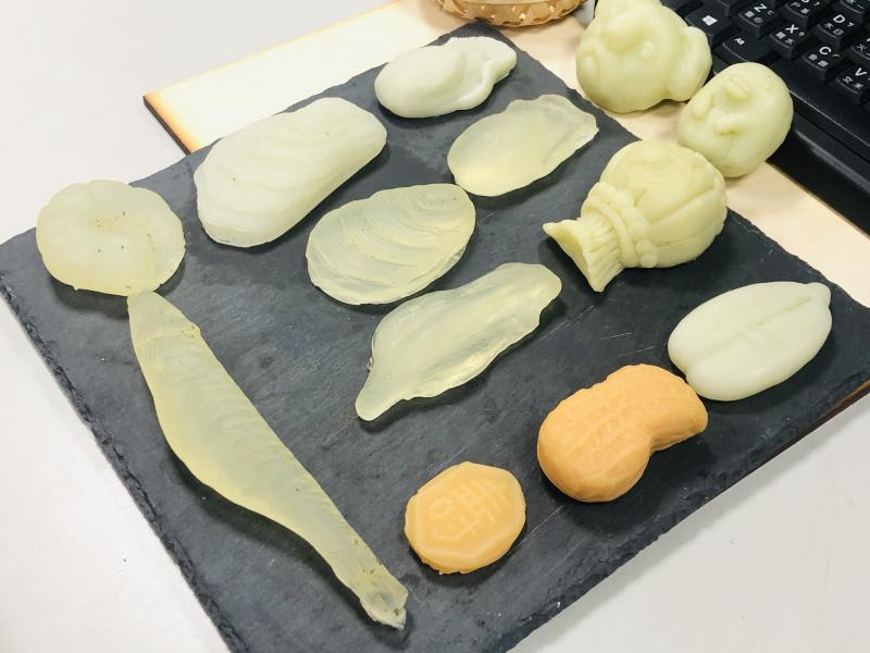 學員肥皂製作完成品