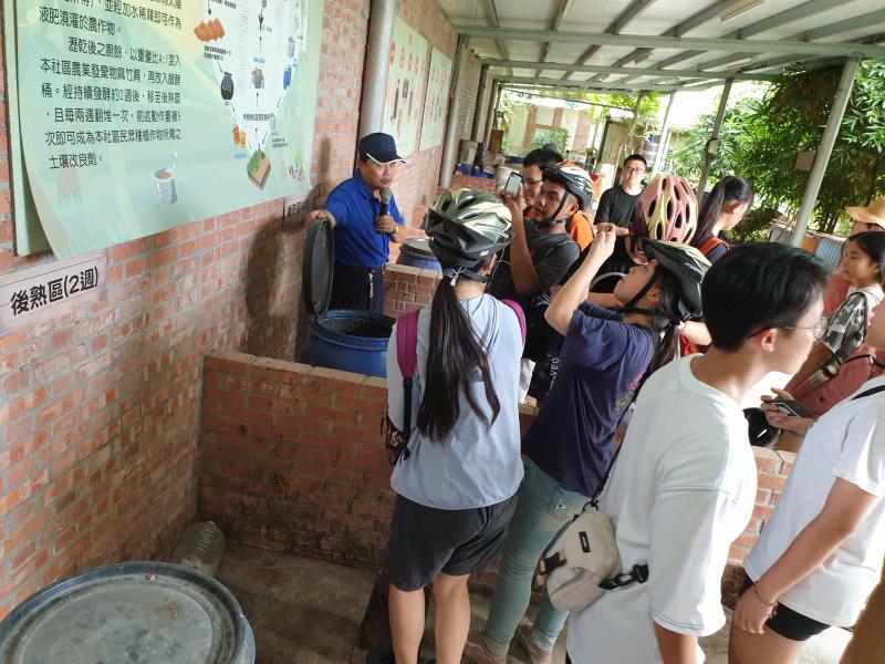 在結頭份低碳學習工作坊了解結頭份社區運作