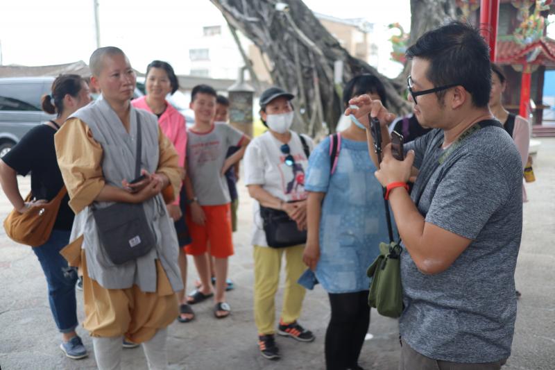 講師操作360度攝影機操作方法