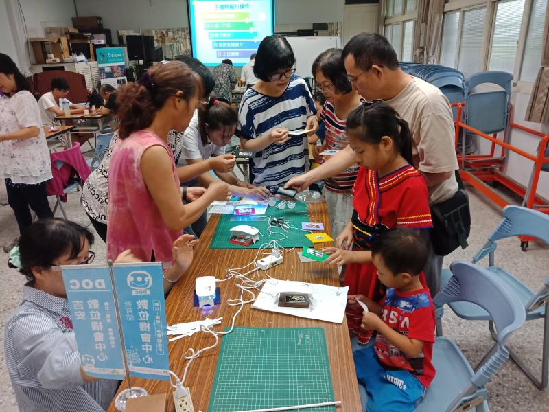 講師示範教學中