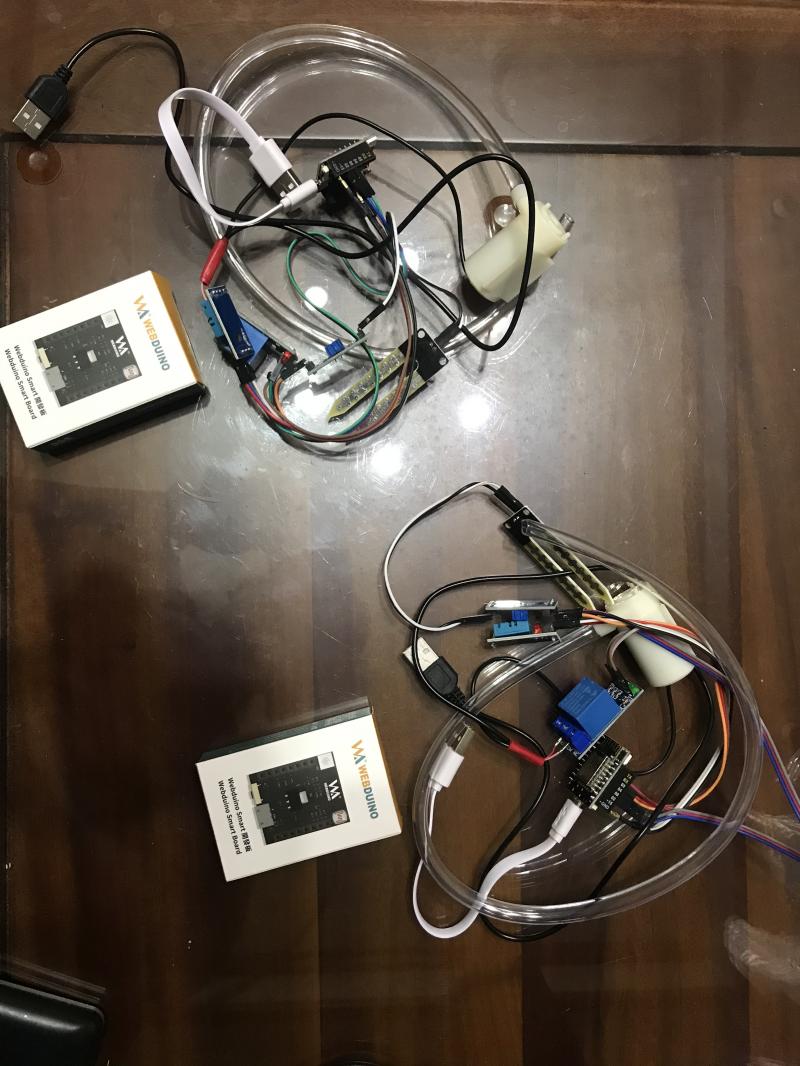 智能盆在澆水器完成品