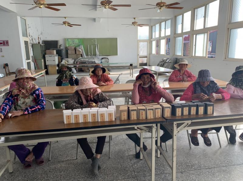 香皂製作並包裝完成