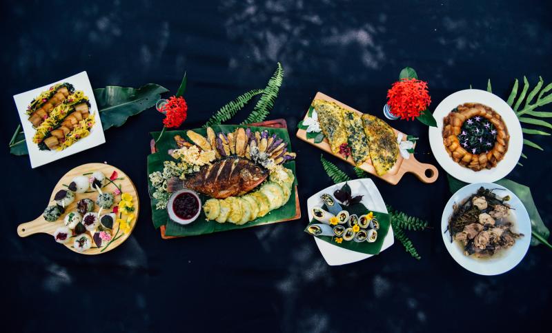 美味的野草料理們