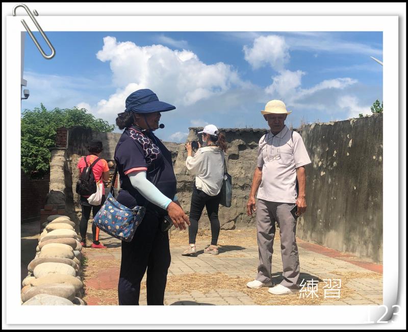 講師解說時光廊道創立緣由