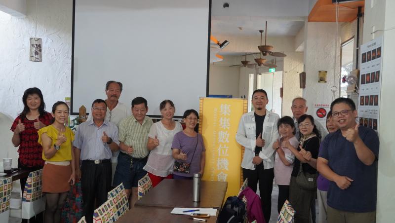 好想來集集~遊程設計吸客成功的關鍵課程-課程結束學員與講師合影。