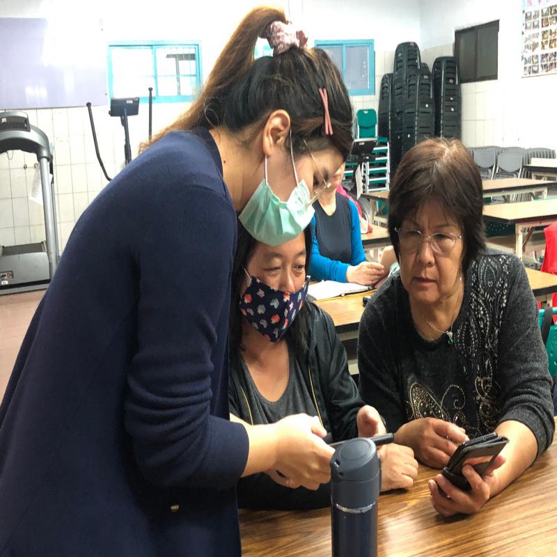 講師示範如何將KEEP資料分享