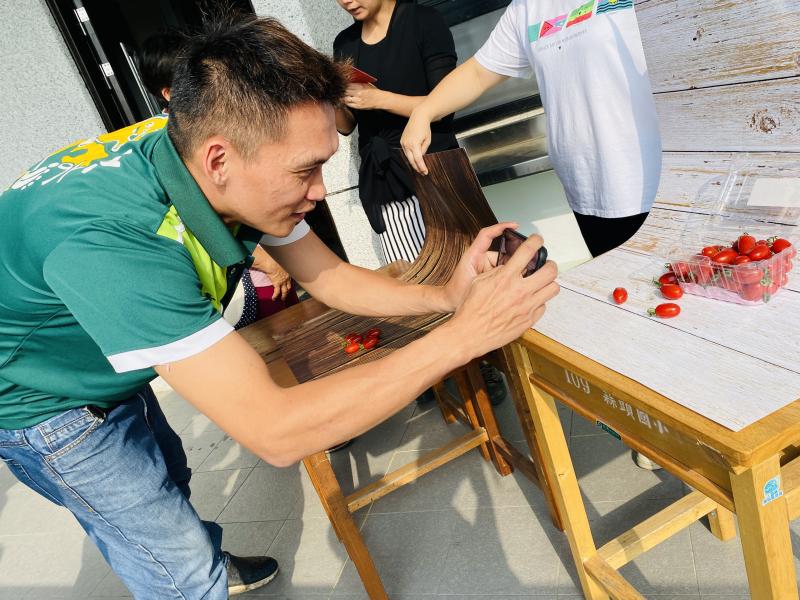 學員使用老師教的技巧來使用