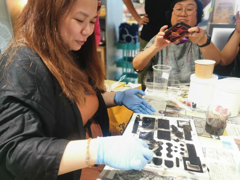 拍攝五分車翻模