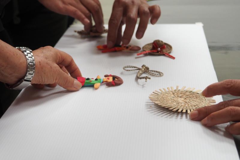 苑裡藺草成長過程的偶動畫排版一幕