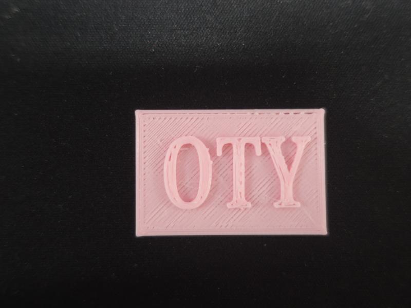 學員歐台芸的名牌