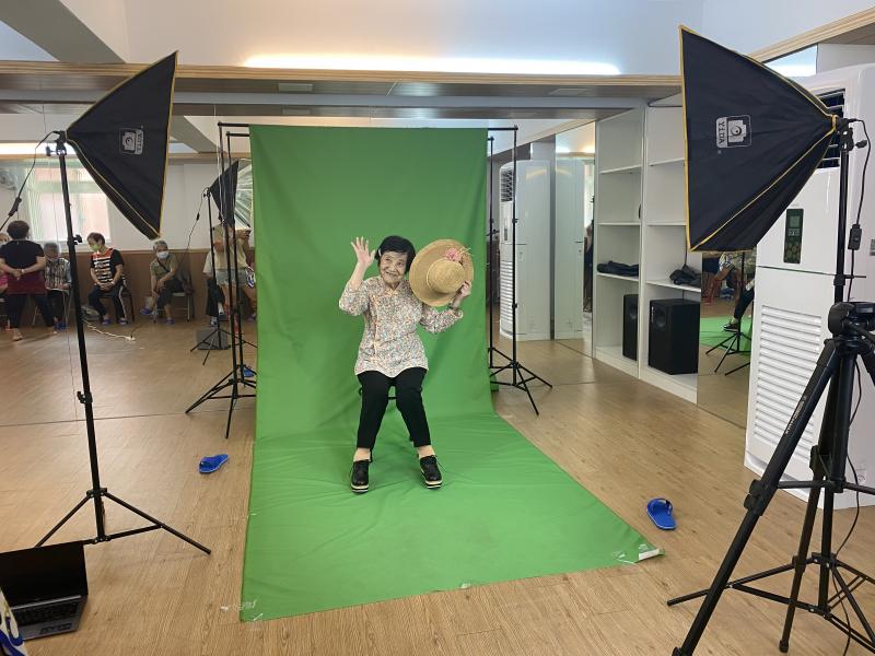 新北時尚老人，三芝區開始拍攝